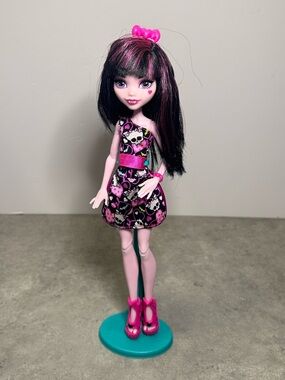 Poupée Monster High Comment boo ? Premier jour d'école Draculaura Mattel 12"